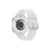 Samsung Galaxy Watch 8 3,3 cm (1,3 polegadas) AMOLED 40 mm digital 438 x 438 pixels ecrã tátil 4G prateado Wi-Fi GPS (satélite)