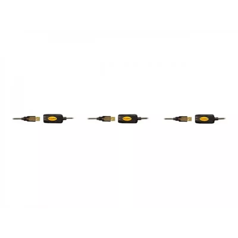 Cabo USB DeLOCK 82446 USB 2.0 10m preto