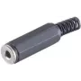 Conector de cabo ShiverPeaks BS51310 2,5 mm preto fêmea