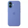 Capa de silicone para iPhone 16 com MagSafe - periwinkle