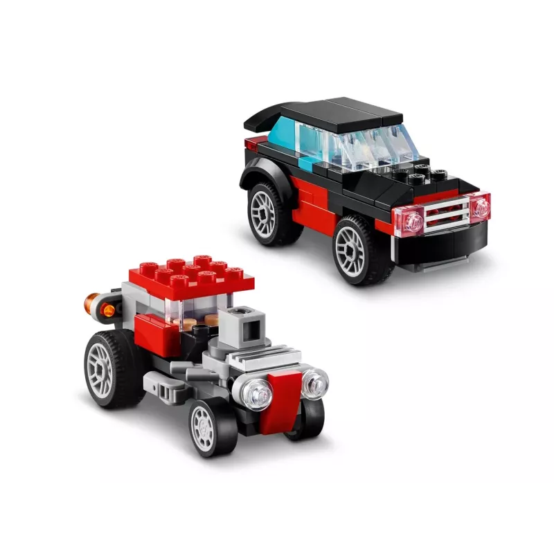 LEGO Creator 3-in-1 31146 Camião de Plataforma com Helicóptero