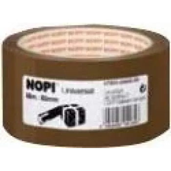 Fita adesiva de embalagem Tesa NOPI Universal 66 m × 50 mm, castanho, modelo 57953-00000-00