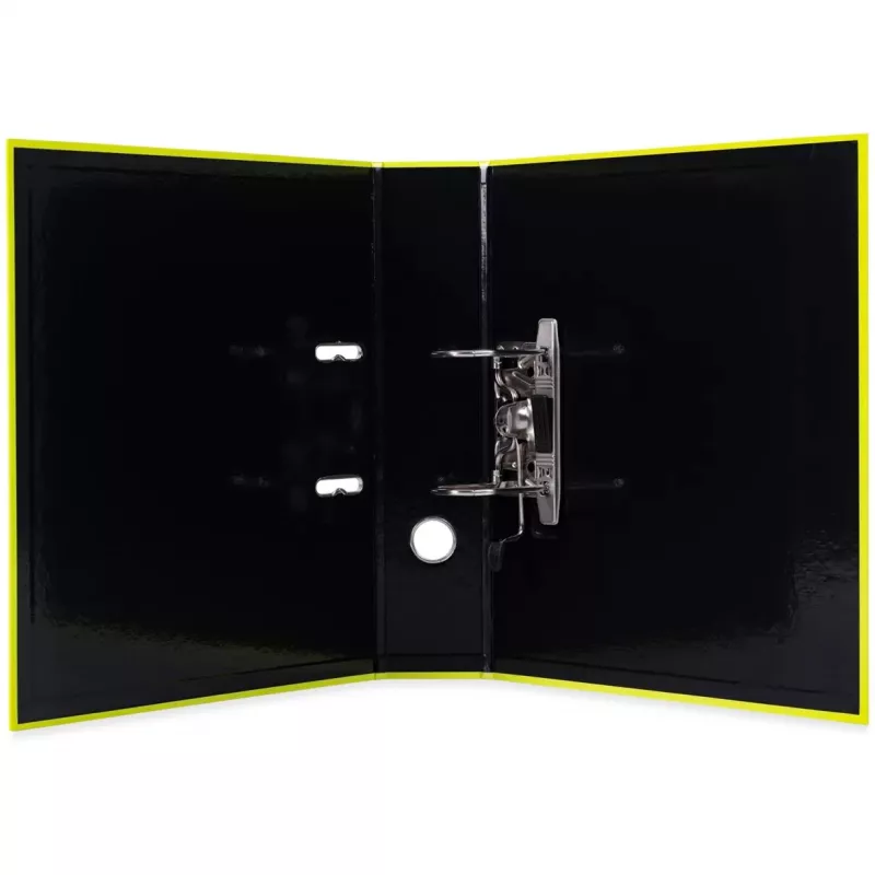 Dossier de anéis HERMA 20063 A4 amarelo anel redondo 70 mm armazenamento