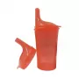 Copo de segurança para comer e beber – vermelho