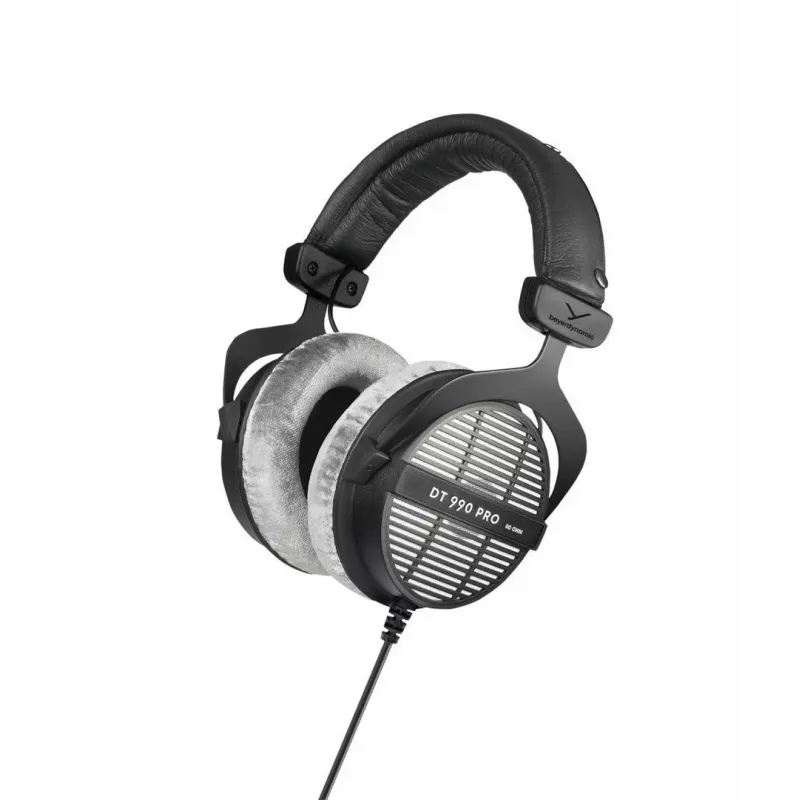 Auscultador de estúdio Beyerdynamic DT 990 PRO 80 Ω, com fios, circumaural, cabo de 3 m, preto