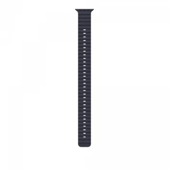 Pulseira Apple 49mm Navy Ocean Band extensão Natural Titanium Finish