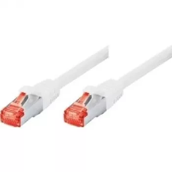 Tecline exertis Connect - cabo patch - RJ-45 (M) para RJ-45 (M) - 3 m - cabo SSTP - CAT 6 - sem halogéneos - branco (71503W)