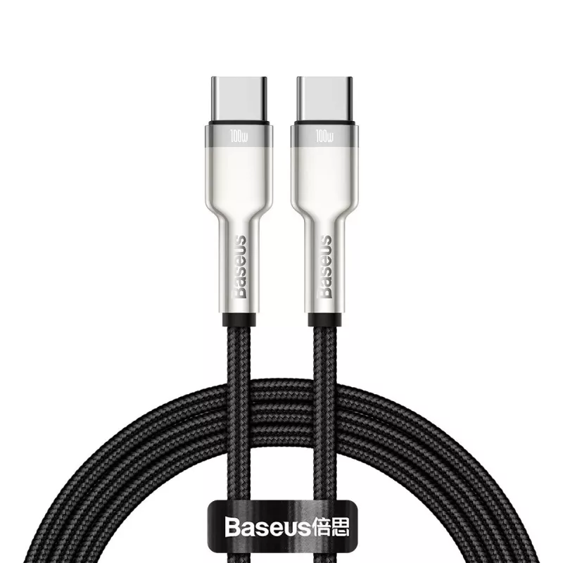 Cabo USB-C para USB-C Baseus CATJK-C01, USB 3.2 Gen 1, 1 m, preto