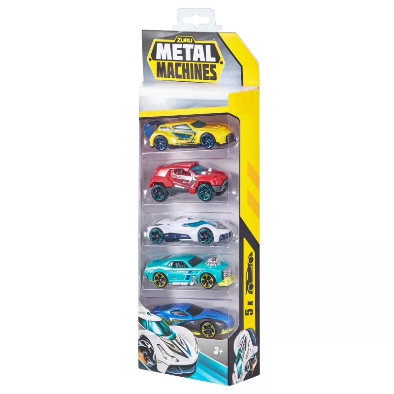Zuru Metal Machines carros de metal fundido (5 un.) 1:64, série 2, sortidos