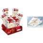 Etiquetas Herma 15098 — autocolantes decorativos de Natal com estrelas brilhantes, folha com motivos variados de estrelas com glitter