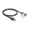 Módulo DeLOCK Easy 45 SuperSpeed USB USB 3.2 Gen 1 USB Type-A fêmea para macho 1m