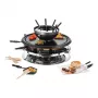 Grelhador de raclette Unold 48726 para 8 pessoas 1300 W preto, aço inoxidável