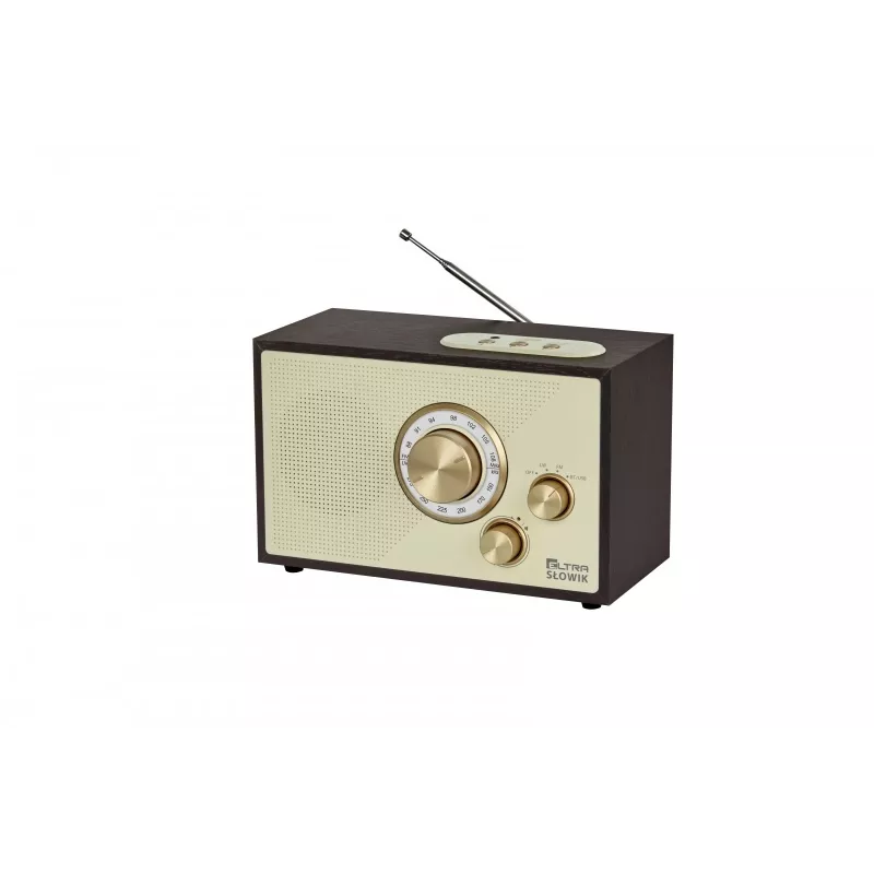 Rádio OR Nightingale USB/BT castanho-escuro