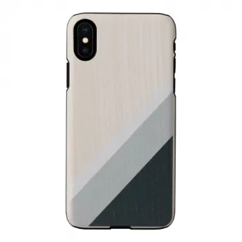 Capa para smartphone man and wood para iPhone X/XS — fato cinzento, preto