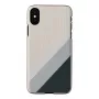 Capa para smartphone man and wood para iPhone X/XS — fato cinzento, preto