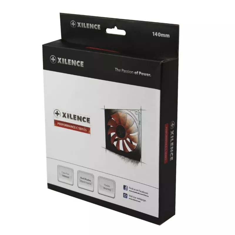 Ventoinha de caixa XILENCE XF050 140 mm, 900 rpm