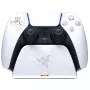 Estação de carregamento Razer RC21-01900100-R3U1 para comando PlayStation 5 — branco, carrega um comando, inclui cabo USB-C para USB-A