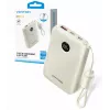 Powerbank Vention FKAN0-C 10000 mAh — 2× USB-C, 1× USB-A, 22,5 W, bege
