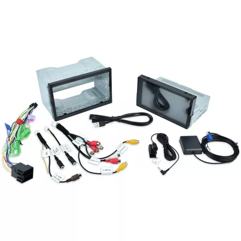 Recetor multimédia para automóvel Pioneer SPH-DA77DAB preto 2 DIN Wi-Fi Bluetooth