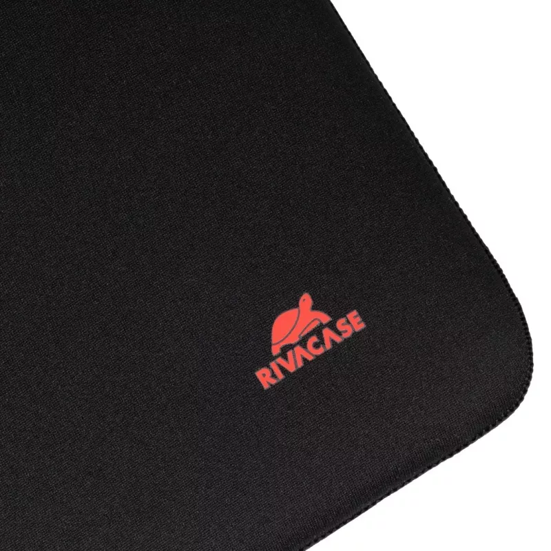 Manga antichoque RIVACASE 5221 para MacBook 13, vertical, preta, fecho de correr duplo