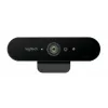 Logitech BRIO 4K Ultra HD Pro webcam 960-001106, 4096x2160, HDR, RightLight 3, zoom digital 5x, focagem automática, USB 3.0 (USB-C), preta