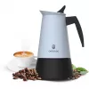 Piccolina 600, Máquina de café azul-claro/preto, 300 ml | 6 chávenas