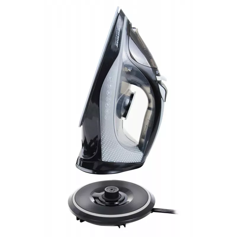 Ferro de engomar a vapor Esperanza EHI011 com base cerâmica Cinzento, Preto 2600 W