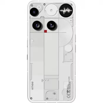 Nothing Phone (3) branco - Smartphone 5G - Dual-SIM - RAM 12 GB / armazenamento interno 256 GB - ecrã OLED - 6,67 polegadas (A10000023)