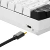 SKILLER SGK50 S4, teclado gaming branco/preto, layout PT, Kailh Red