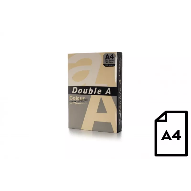 Papel colorido Double A, 80g, A4, 500 folhas, Old Rose