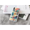 Capa de proteção iKins para iPhone XS/S Mosaik branca