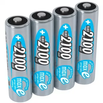 1x4 pilhas recarregáveis Ansmann maxE NiMH Mignon AA 2100 mAh 5035052