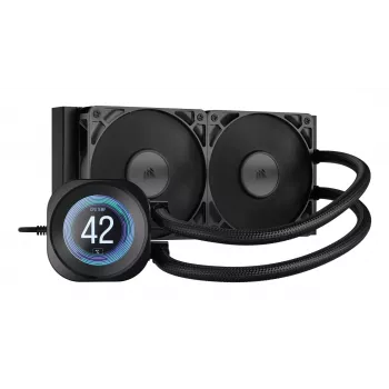 Refrigerador líquido All-in-One Corsair Nautilus 240 RS LCD 12 cm preto