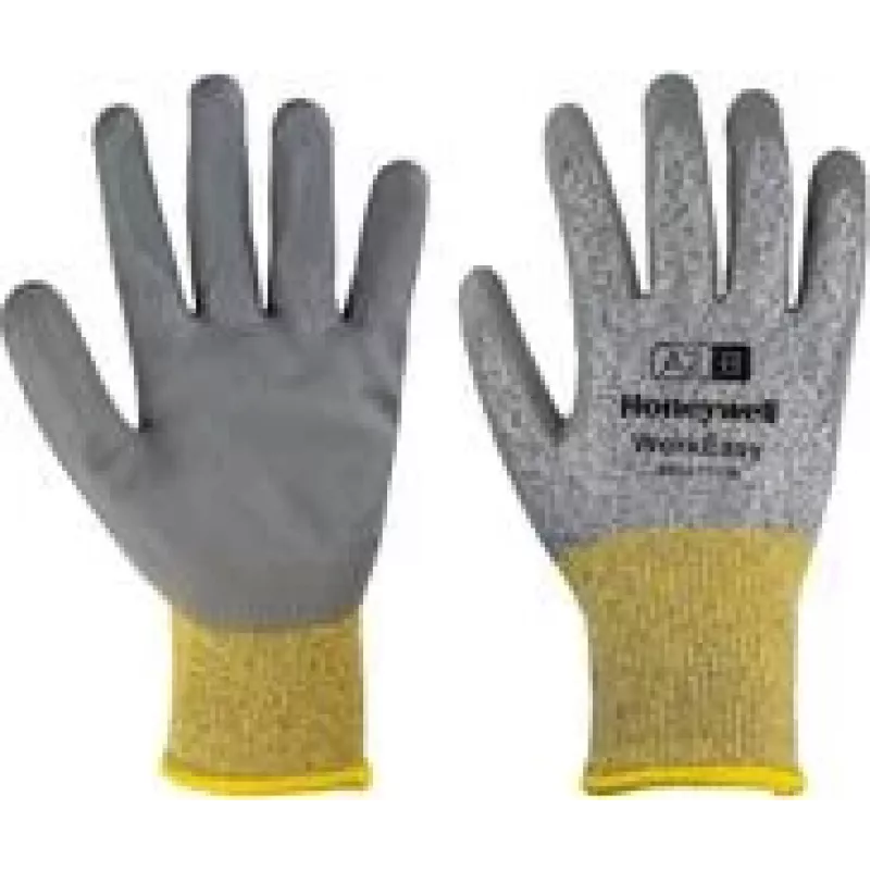 Luvas de proteção Honeywell WE22-7113G-7/S cinzento fibra de vidro poliuretano