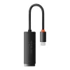 Adaptador de rede Baseus Lite Series USB-C para RJ45 (preto)