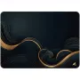 Sharkoon SKILLER SGP35 D2 Tapete de rato gaming, tamanho L, preto/dourado