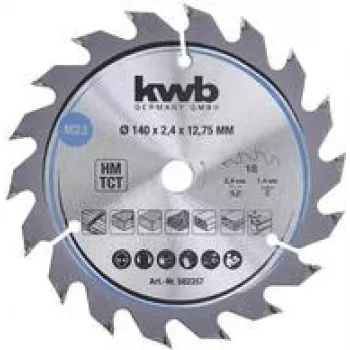 Disco de serra circular KWB 582357 14 cm para madeira dura, plástico, contraplacado, madeira macia