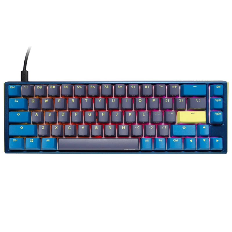 Teclado Ducky One 3 SF DayBreak Gaming USB Inglês US preto azul