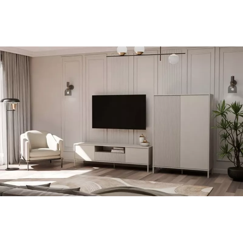 KAMARO 2DD fino/GŁ SHOWROOM cor caxemira