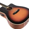 Guitarra eletroacústica V-tone VEAG1 CE 4/4 madeira — Dreadnought tamanho completo, Cutaway, tampo em abeto, fundo e ilhargas em mogno, pré-amplificador incorporado