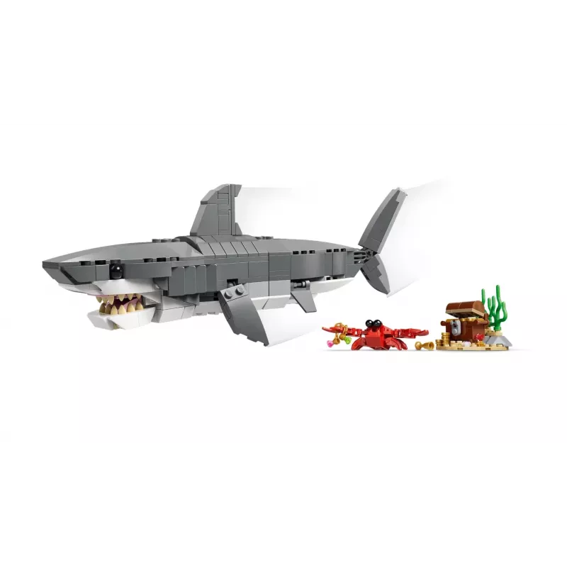 LEGO CREATOR 3 EM 1 31381 Tubarão assustador com um baú do tesouro