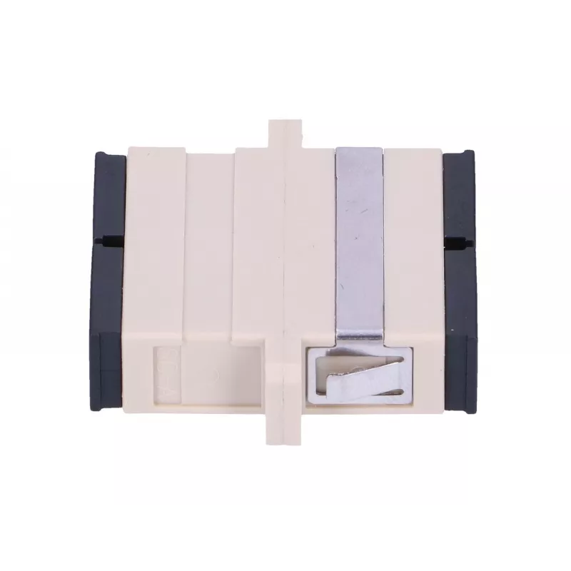 Adaptador de fibra ótica Extralink SC/UPC multimodo duplex, conector fêmea–conector fêmea, cinzento