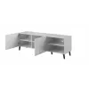 Móvel RTV ABETO 150x42x52 branco/branco brilhante