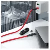 Cabo USB RealPower MagneticCharge 100 1 m USB-C Vermelho Carregamento rápido