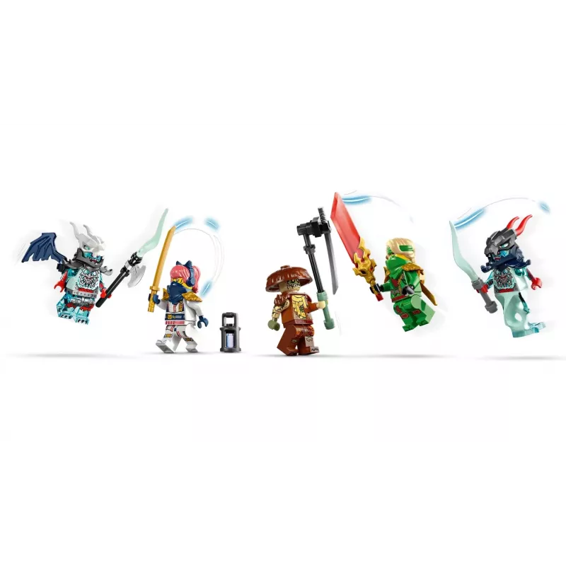 LEGO NINJAGO Conjunto 71845 Mech Jato do Lloyd — 1112 peças, 5 minifiguras, asas móveis, altura 240 mm