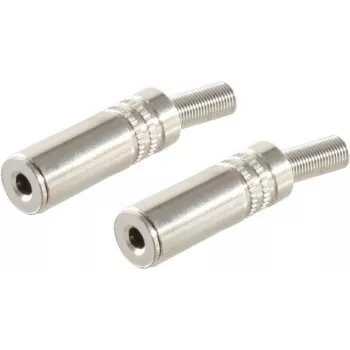 Conector de cabo ShiverPeaks BS51110-M2 3,5 mm aço inoxidável fêmea