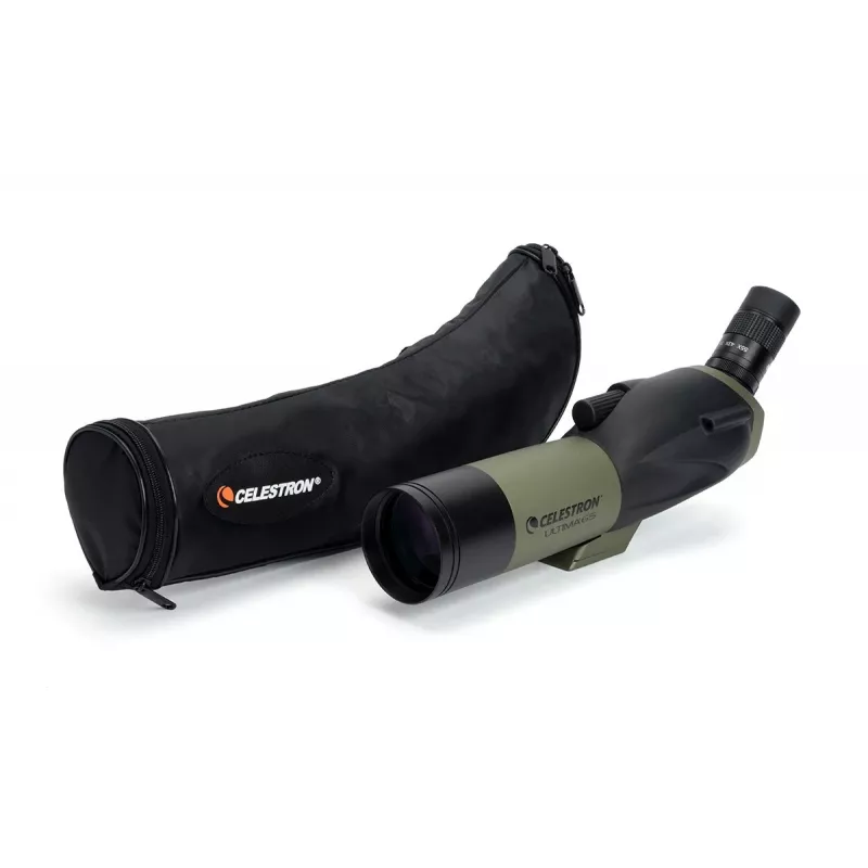 Telescópio Celestron Ultima 65 55x BaK-4 preto, cinzento
