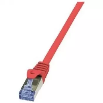 Cabo de rede LogiLink 7,5 m RJ-45 Cat6a vermelho