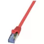Cabo de rede LogiLink 7,5 m RJ-45 Cat6a vermelho