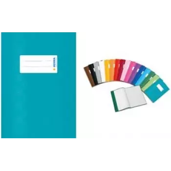 HERMA Capa para cadernos A5 horizontal, PP, vermelho, 10 unid. (19840)